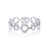 Roulette Medium White Gold Diamond Bracelet