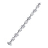 Blossom Large White Gold Diamond Bracelet