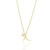 Love Letter Yellow Gold Initial Pendant