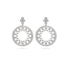Circus White Gold Diamond Drop Earrings