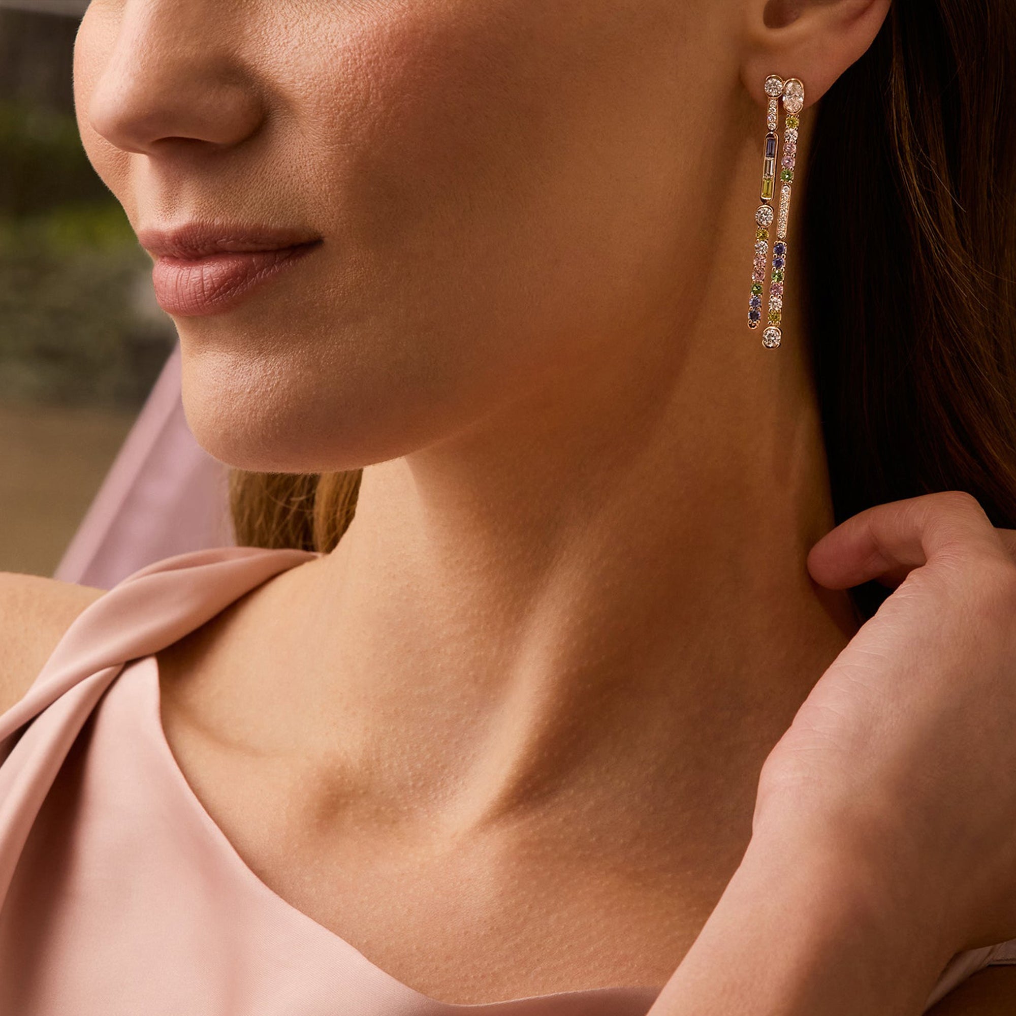 Play of Light Rose Gold Earrings