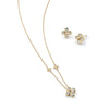 Be Boodles Yellow Gold Pendant and Earrings Set