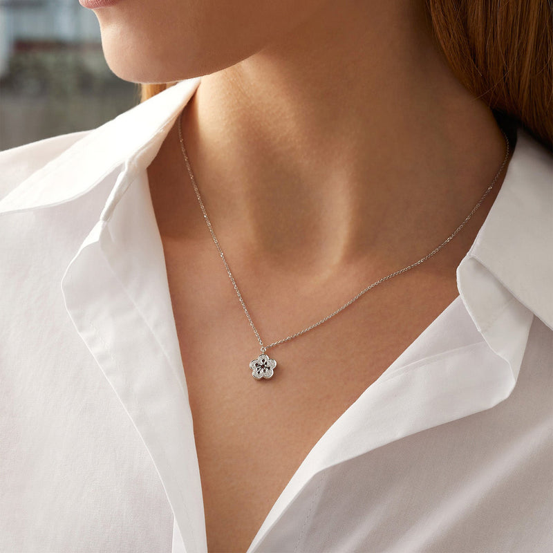 Blossom Pendant and Earrings Set