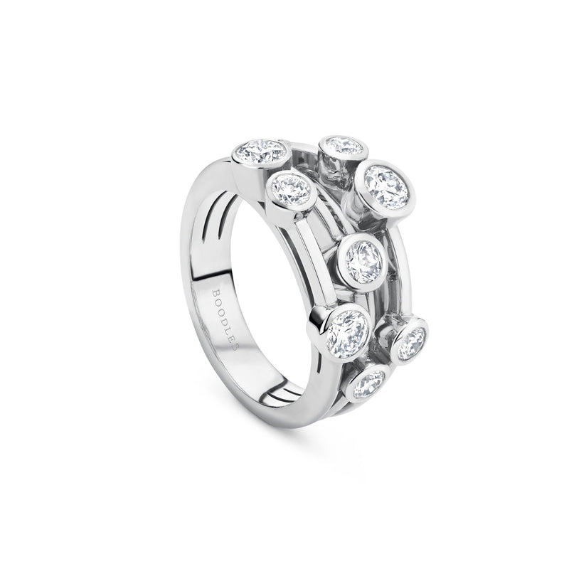 Raindance Classic Platinum Diamond Ring | Boodles