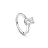 Harmony Ashoka Cut Platinum Diamond Band Engagement Ring (1 Carat)