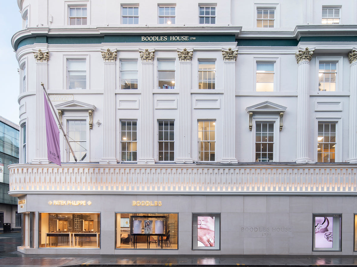 The Boodles Liverpool shopfront.