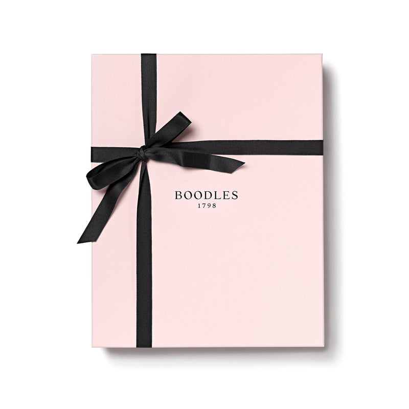 Be Boodles Medium Long Motif Rose Gold Diamond Necklace