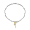 Peace of Mined Yellow Diamond Necklace