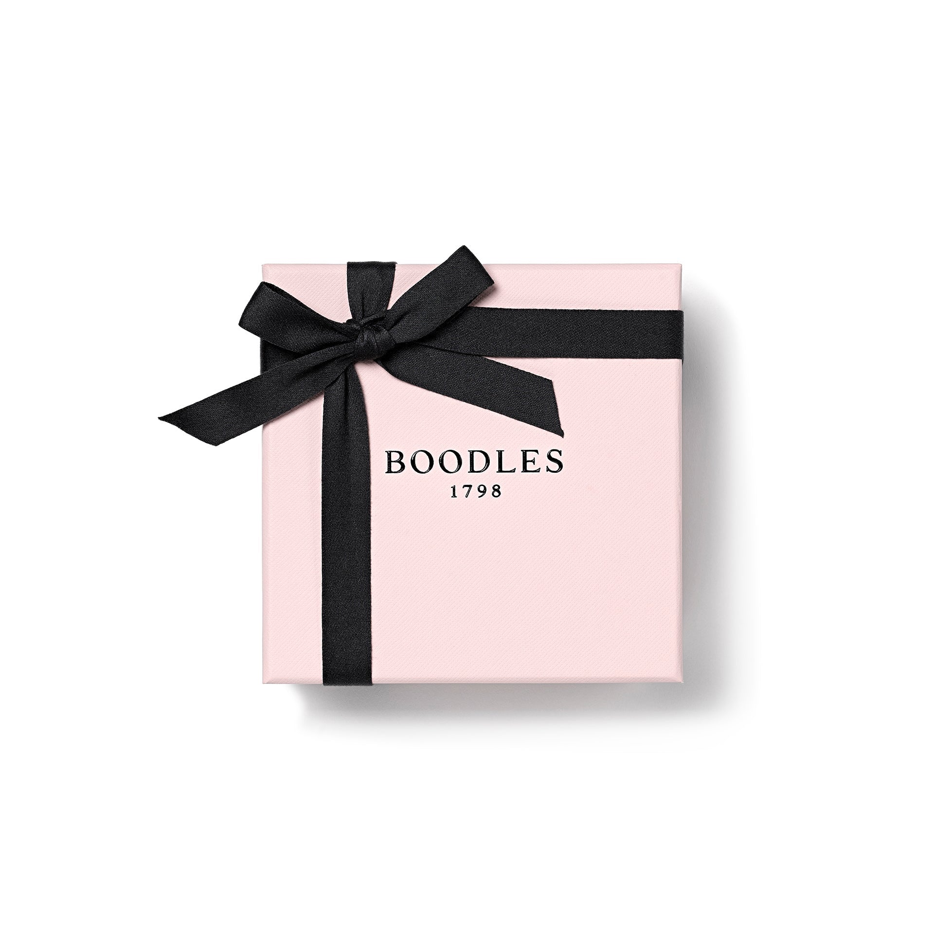 Be Boodles Pink and White Diamond Rose Gold Earrings