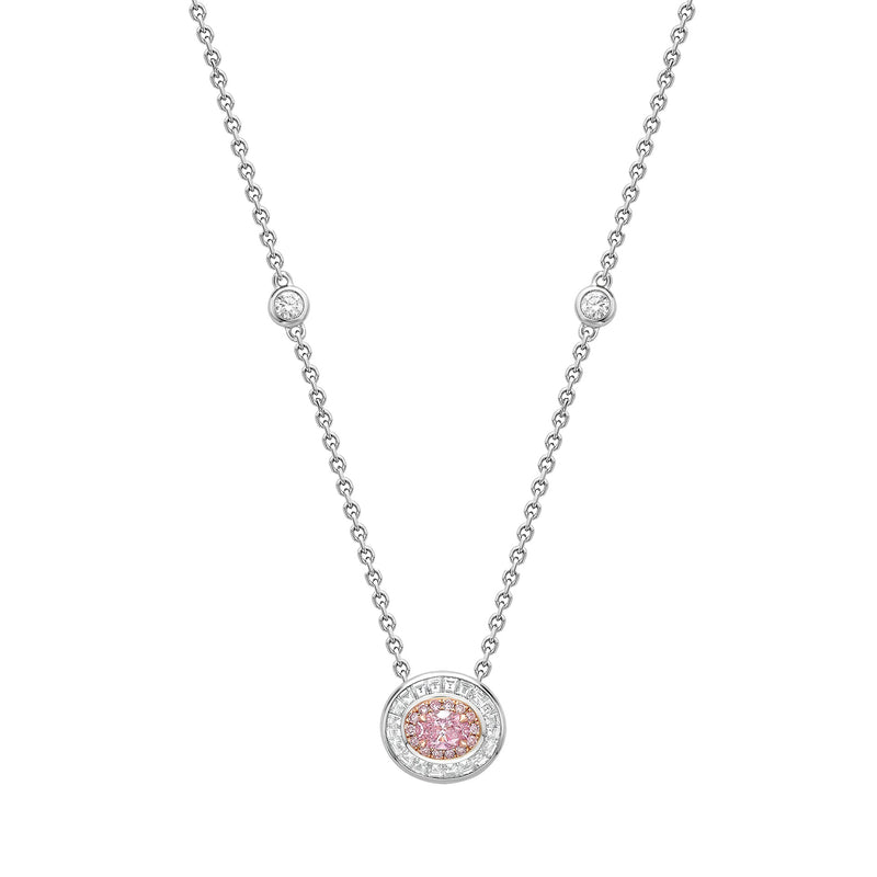 Vintage Pink Diamond Pendant
