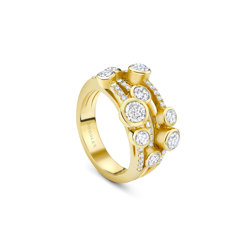 Waterfall Classic Diamond Ring