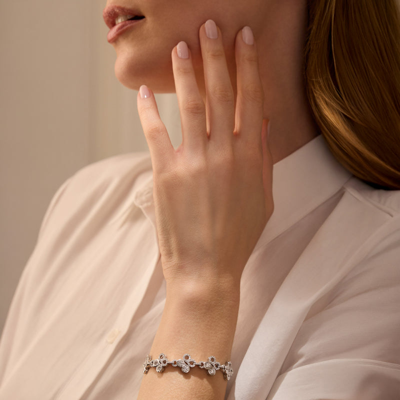 Be Boodles Mega Platinum Diamond Bracelet