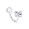 Be Boodles White Gold Pearl Diamond Ring