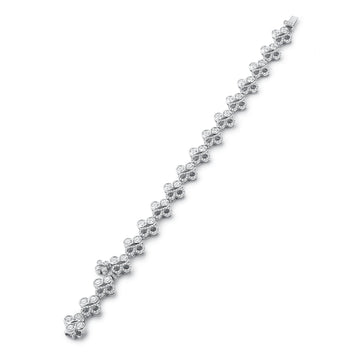 Be Boodles Large White Gold Diamond Bracelet