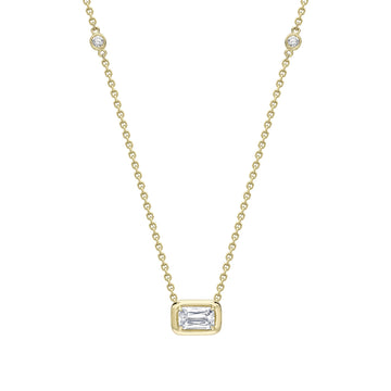 Florentine Ashoka Diamond Yellow Gold Pendant