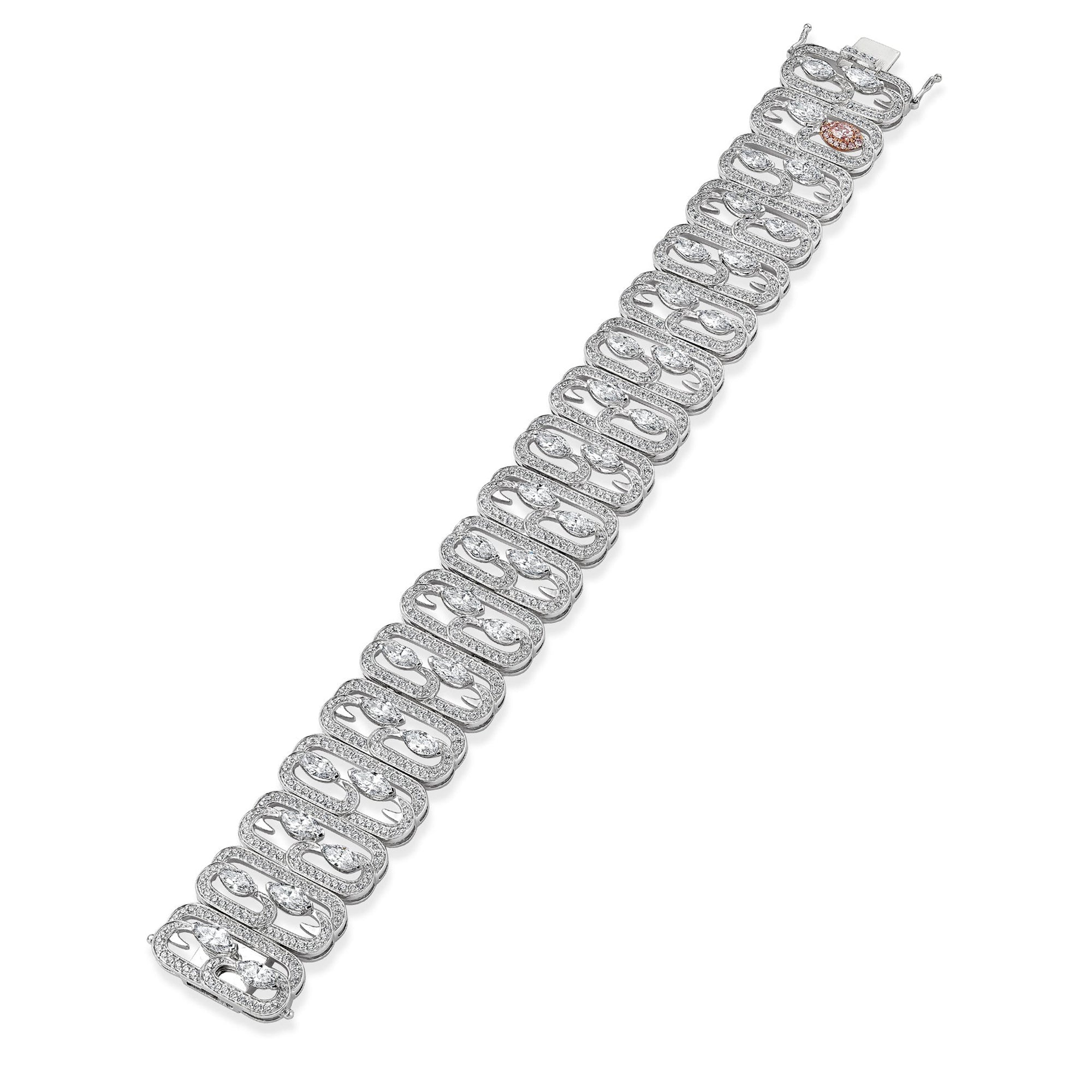 Secret Garden New Beginnings Diamond Platinum Bracelet