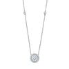 Vintage Round Brilliant Cut Diamond Pendant