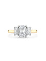 Trilogy Ashoka Cut Diamond Yellow Gold Engagement Ring