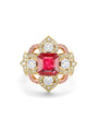 Venice Ruby Yellow Gold Ring