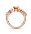 Raindance Medium Rose Gold Diamond Ring