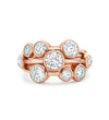 Raindance Medium Rose Gold Diamond Ring