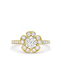 Secret Garden Yellow Gold Flower Ring