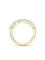 Seven Stone Yellow Gold Eternity Ring