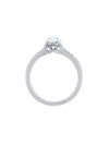 Harmony Oval Cut Platinum Diamond Ring