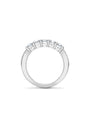 ASHOKA® Diamond Five Stone Half Eternity Ring