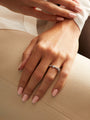 Raindance Mega Half-Hoop Platinum Diamond Ring