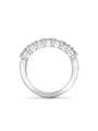 Ashoka Diamond Seven Stone Half Eternity Ring