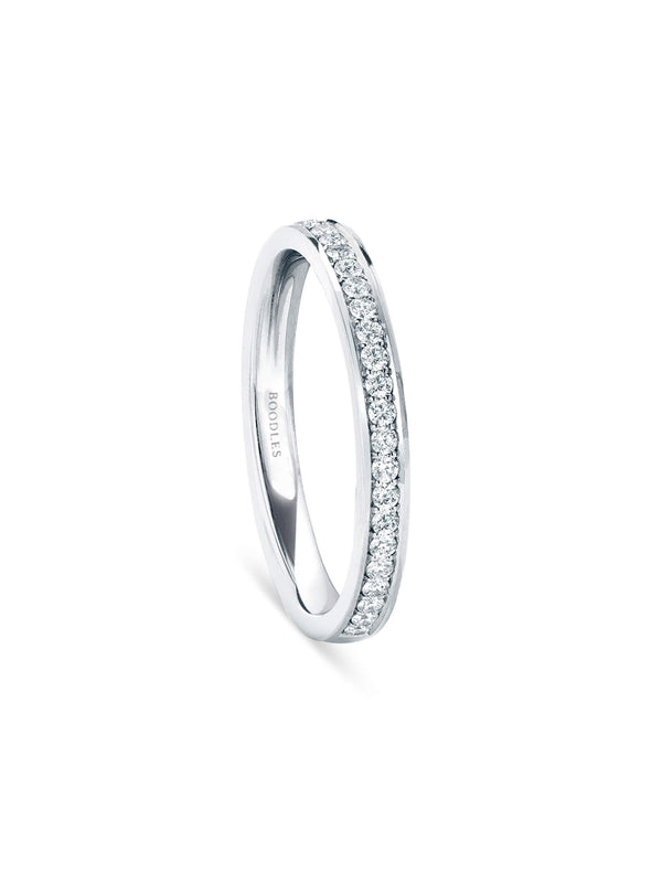 Classic Platinum Diamond Wedding Ring