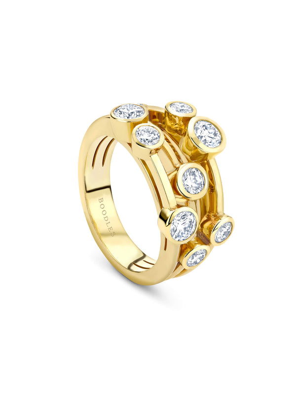 Raindance Classic Yellow Gold Diamond Ring