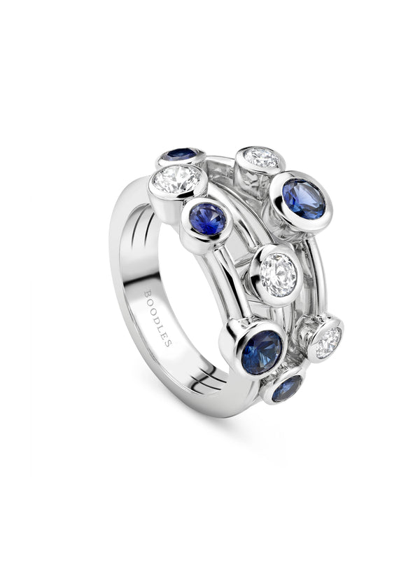 Raindance Classic Platinum Sapphire Ring