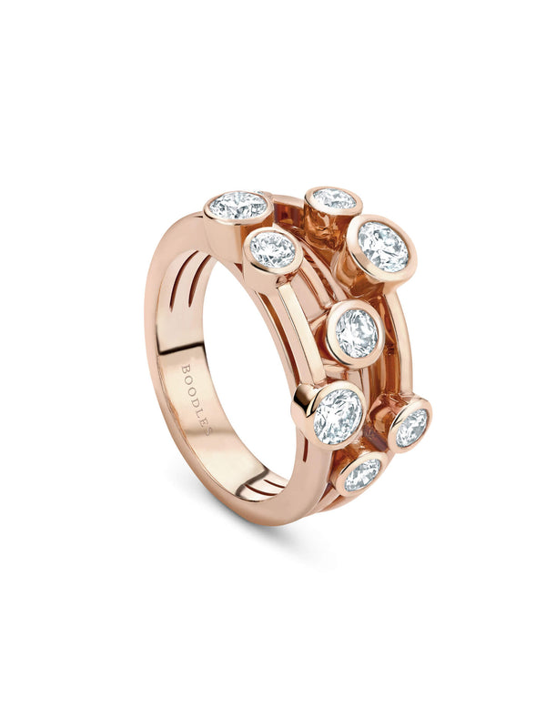Raindance Classic Rose Gold Diamond Ring