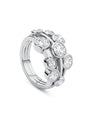 Raindance Medium Platinum Diamond Ring