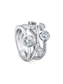 Raindance Seven Diamond Platinum Ring