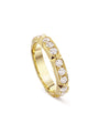 Jazz Large Yellow Gold Diamond Ring