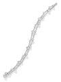 Raindance Two-Row Platinum Diamond Bracelet