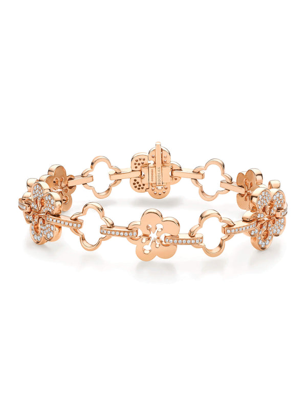 Blossom Classic Rose Gold Diamond Bracelet