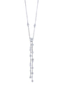 Raindance Double Drop Diamond Pendant