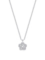 Blossom Mini White Gold Diamond Pendant