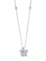 Raindance Platinum Diamond Cluster Pendant