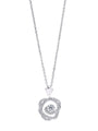 Maymay Rose Platinum Diamond Pendant