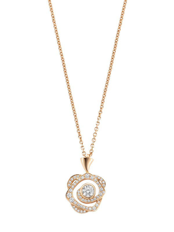 Maymay Rose Diamond Rose Gold Pendant
