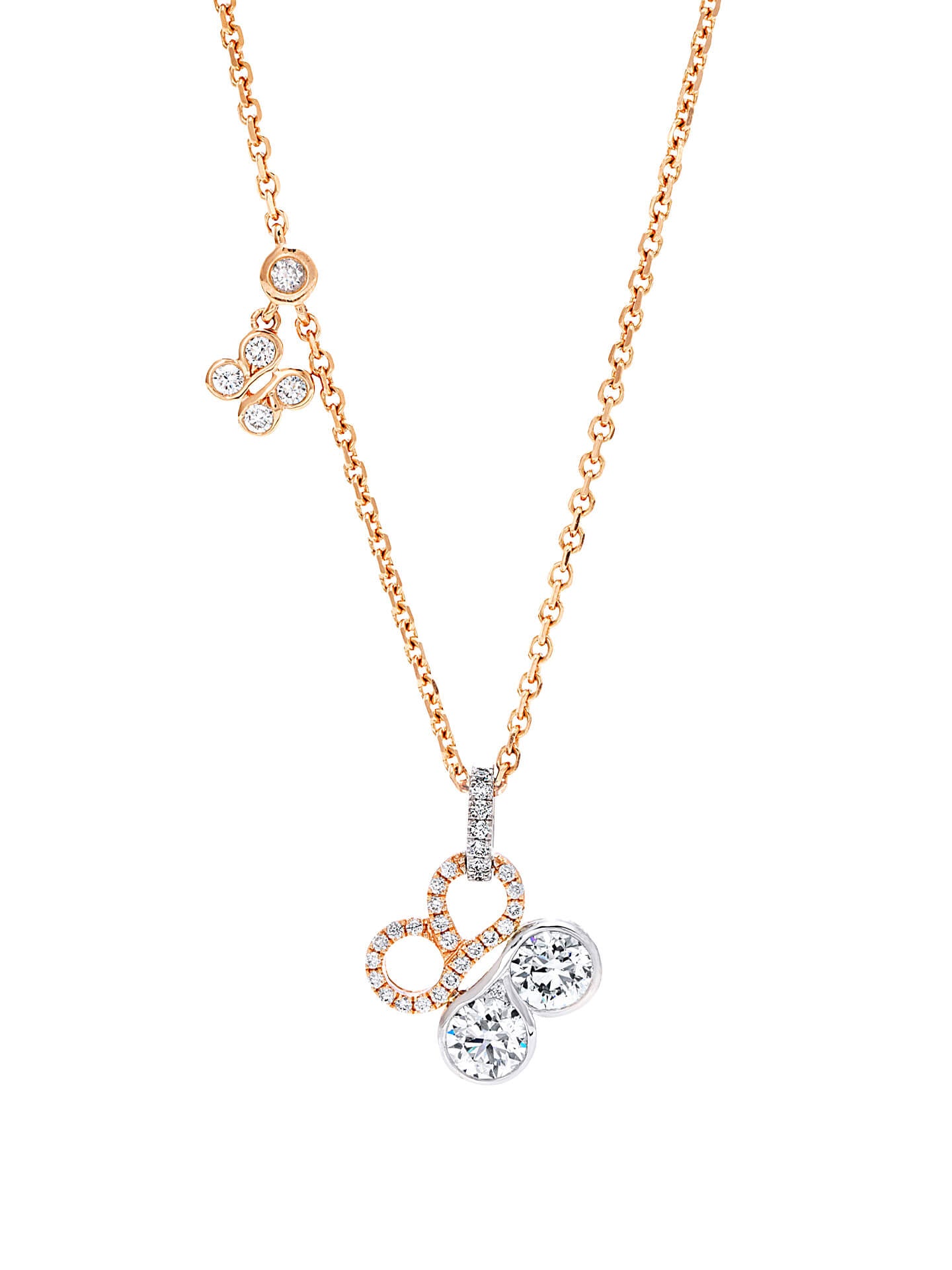 Be Boodles Rose Gold Pendant Boodles