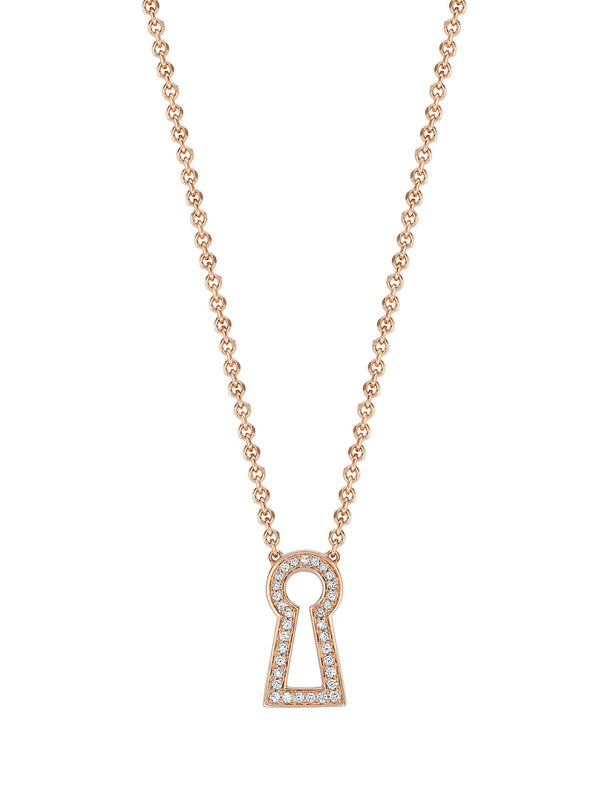 Secret Garden Keyway Rose Gold Pendant