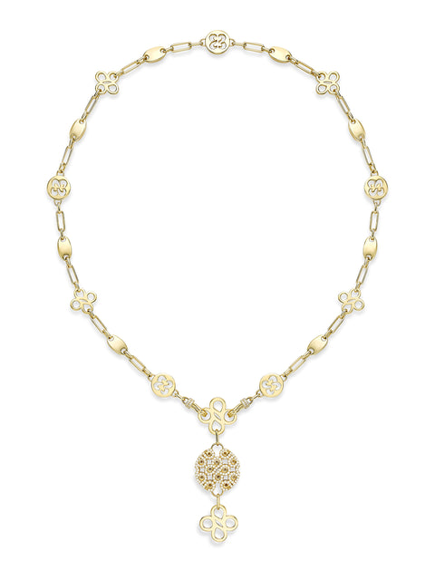 Be Bold Yellow Gold Diamond Necklace