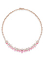 Secret Garden Spinel Diamond Rose Gold Necklace