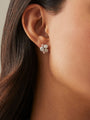 Raindance Pink Diamond Cluster Earrings